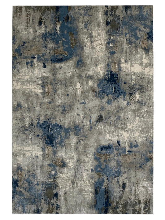 Artisan Bella Gray Blue Contemporary Machinemade Rug - Rugs - Artisan - Atlanta Designer Rugs