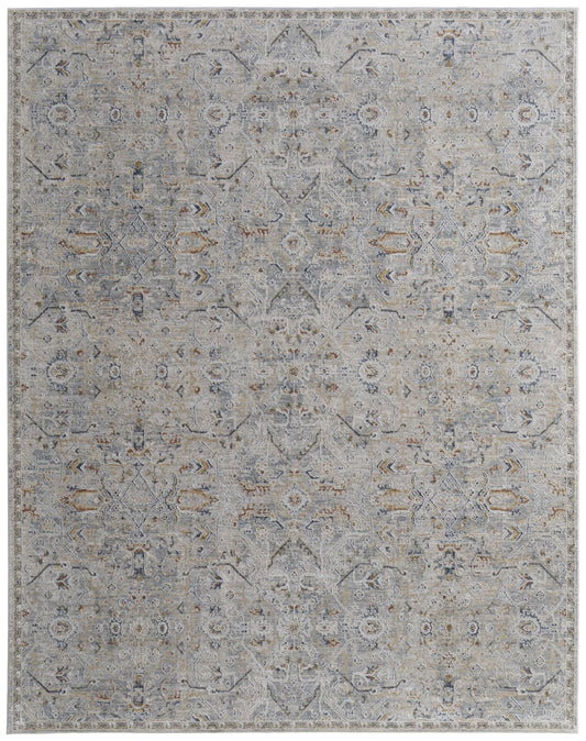 Feizy Pasha 39M6F Ivory Multi Transitional/Bohemian & Eclect Machinemade Rug - Rugs - Feizy - Atlanta Designer Rugs