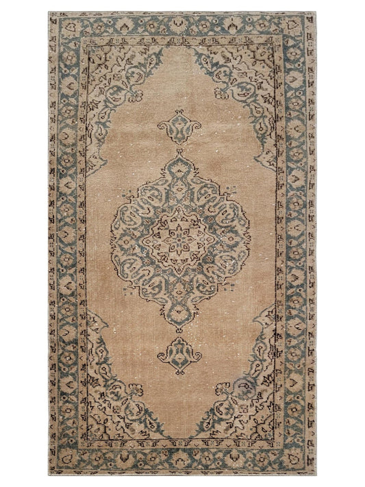 Artisan Angelina Beige Vintage Knotted Rug - Rugs - Artisan - Atlanta Designer Rugs