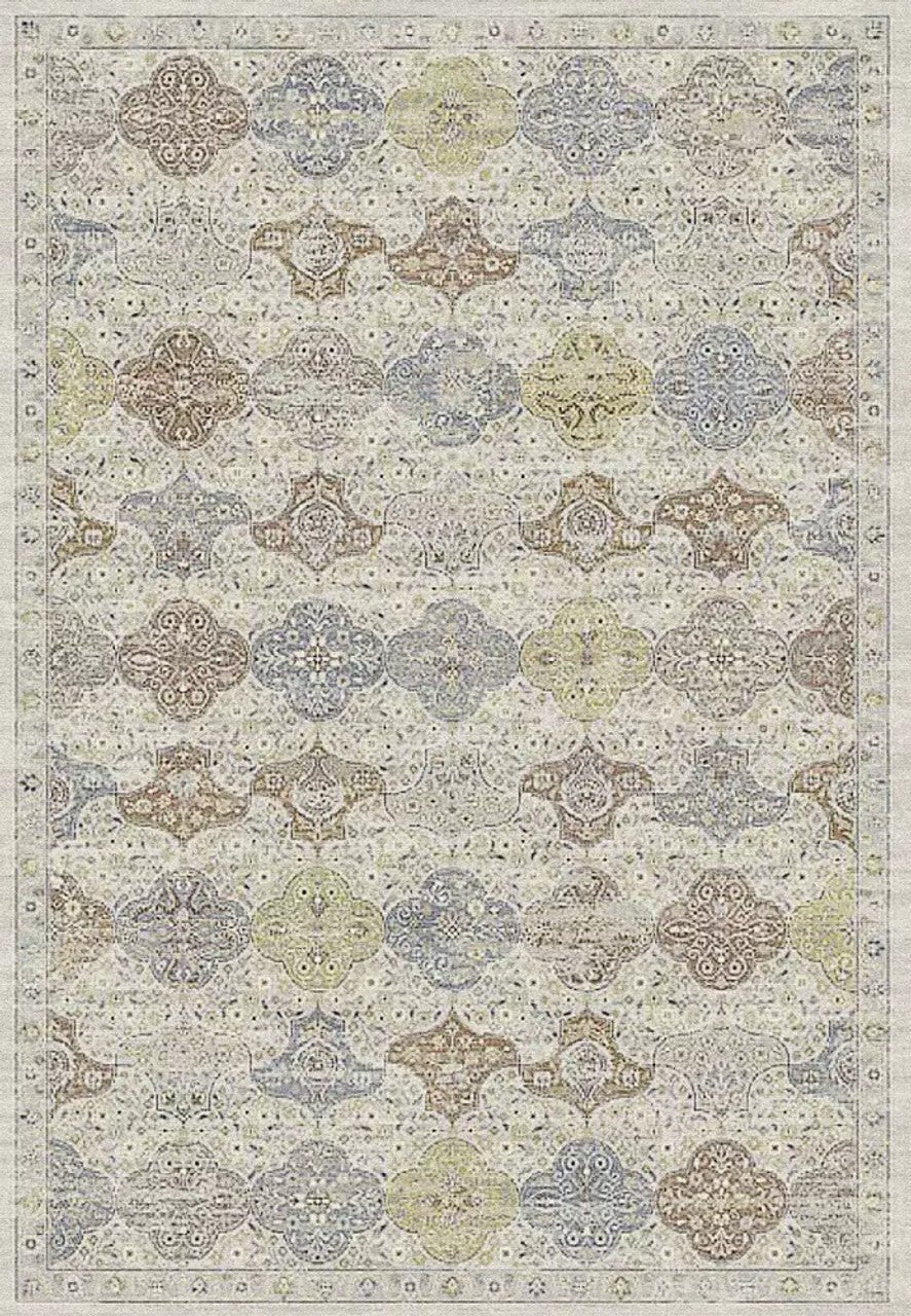 Dynamic Rugs Ancient Garden 57279 Cream Multi Traditional Machine - Made Rug - Rugs - Dynamic Rugs - Atlanta Designer Rugs