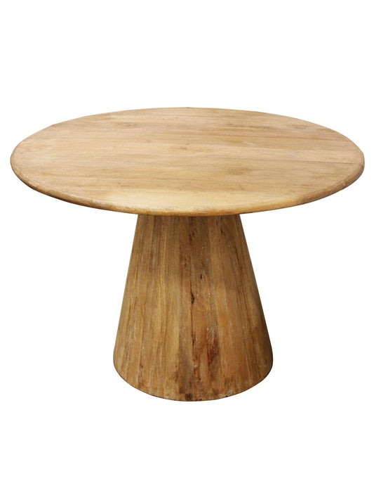 Eclectic Home Dining Table Jade 42 Wood Round - Furnitures - Eclectic Home - Atlanta Designer Rugs