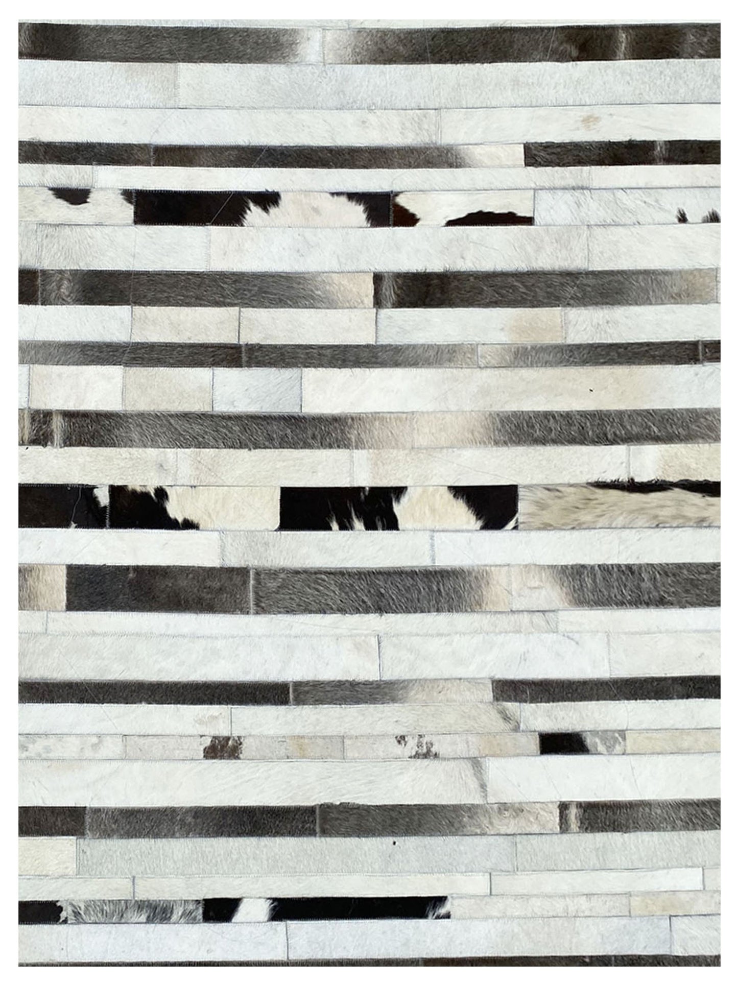 Artisan Olivia  White Black Modern Crafted Rug