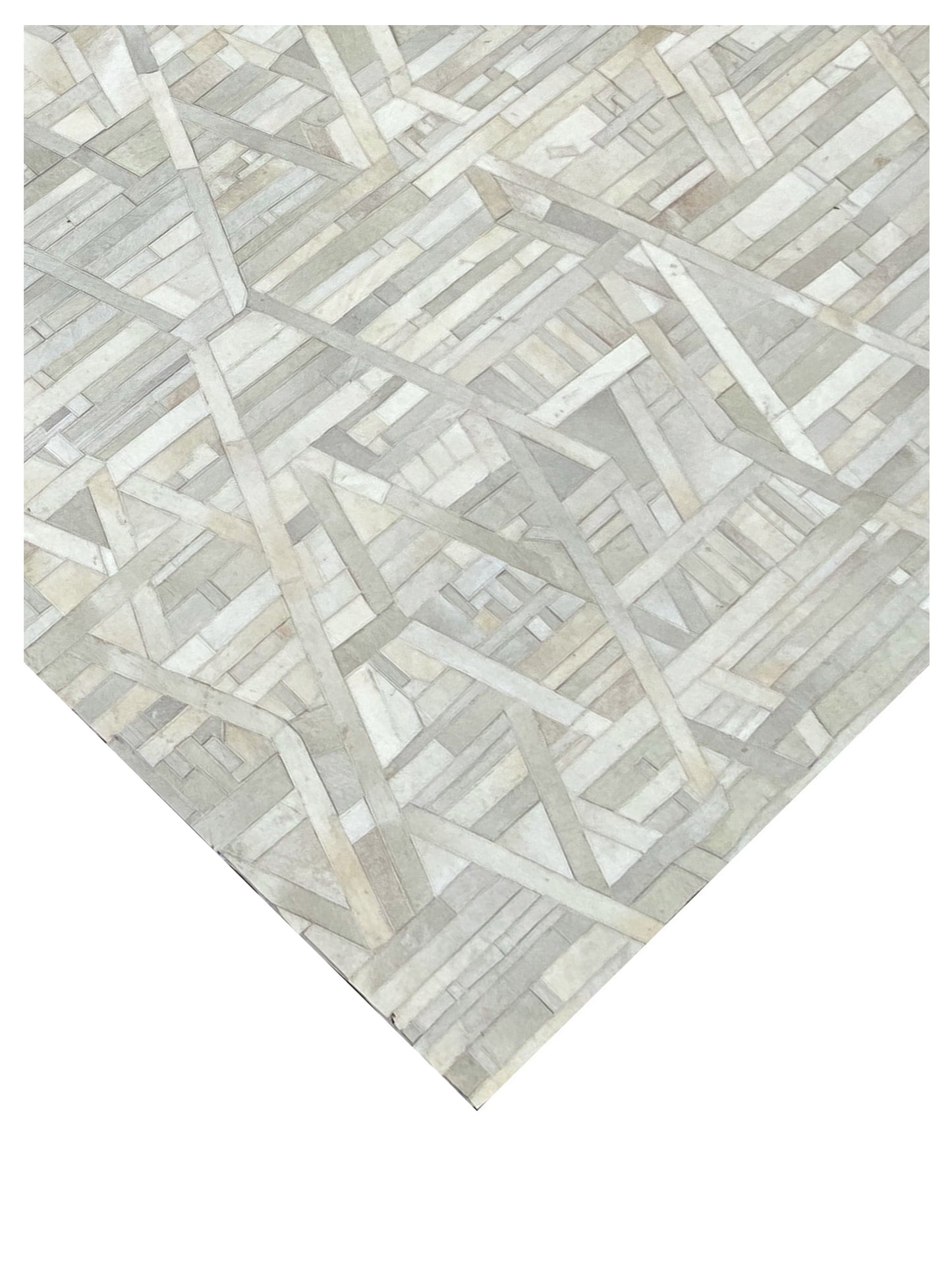 Artisan Olivia  White Ivory Modern Crafted Rug