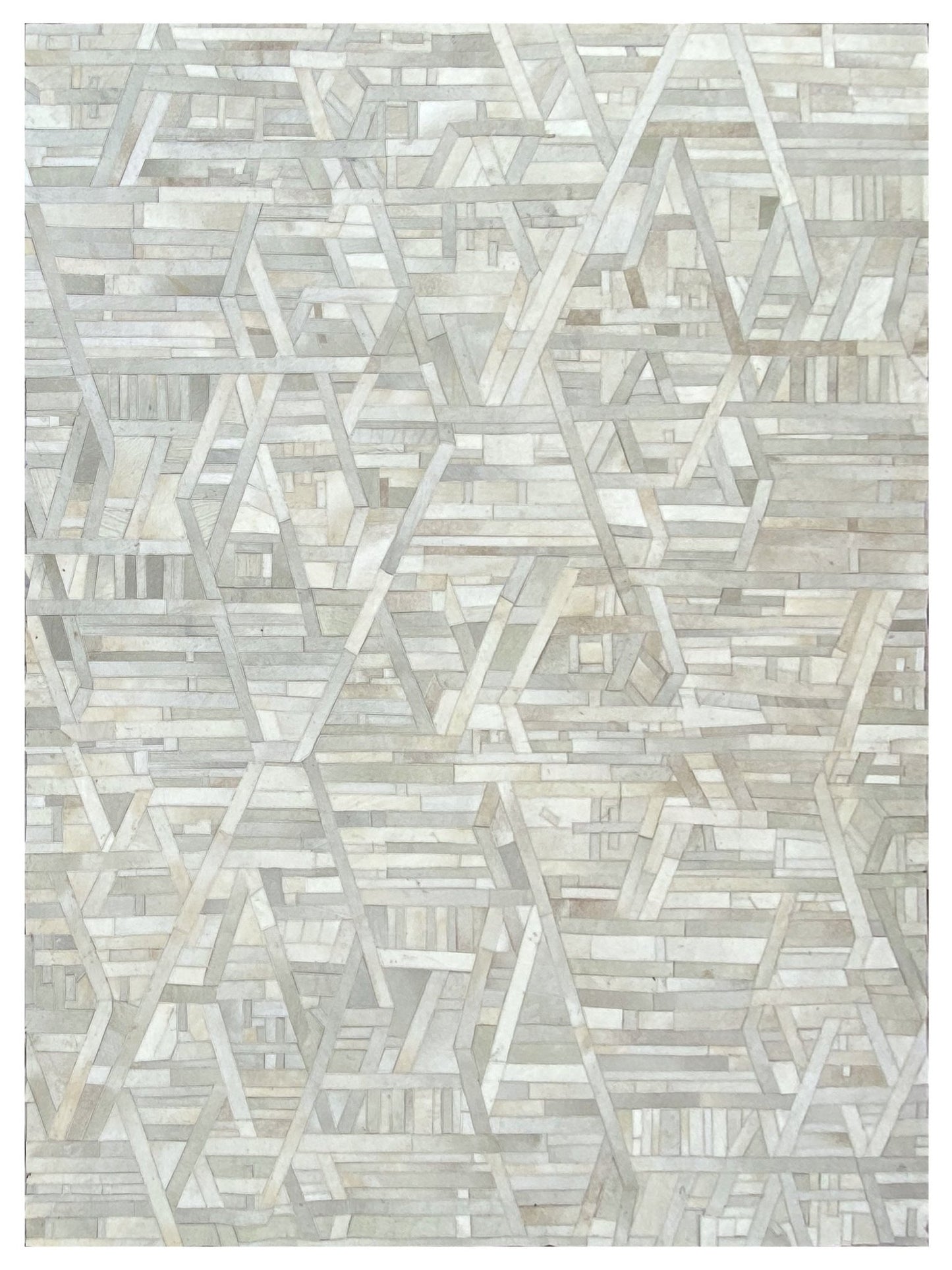 Artisan Olivia White Ivory Modern Crafted Rug - Rugs - Artisan - Atlanta Designer Rugs