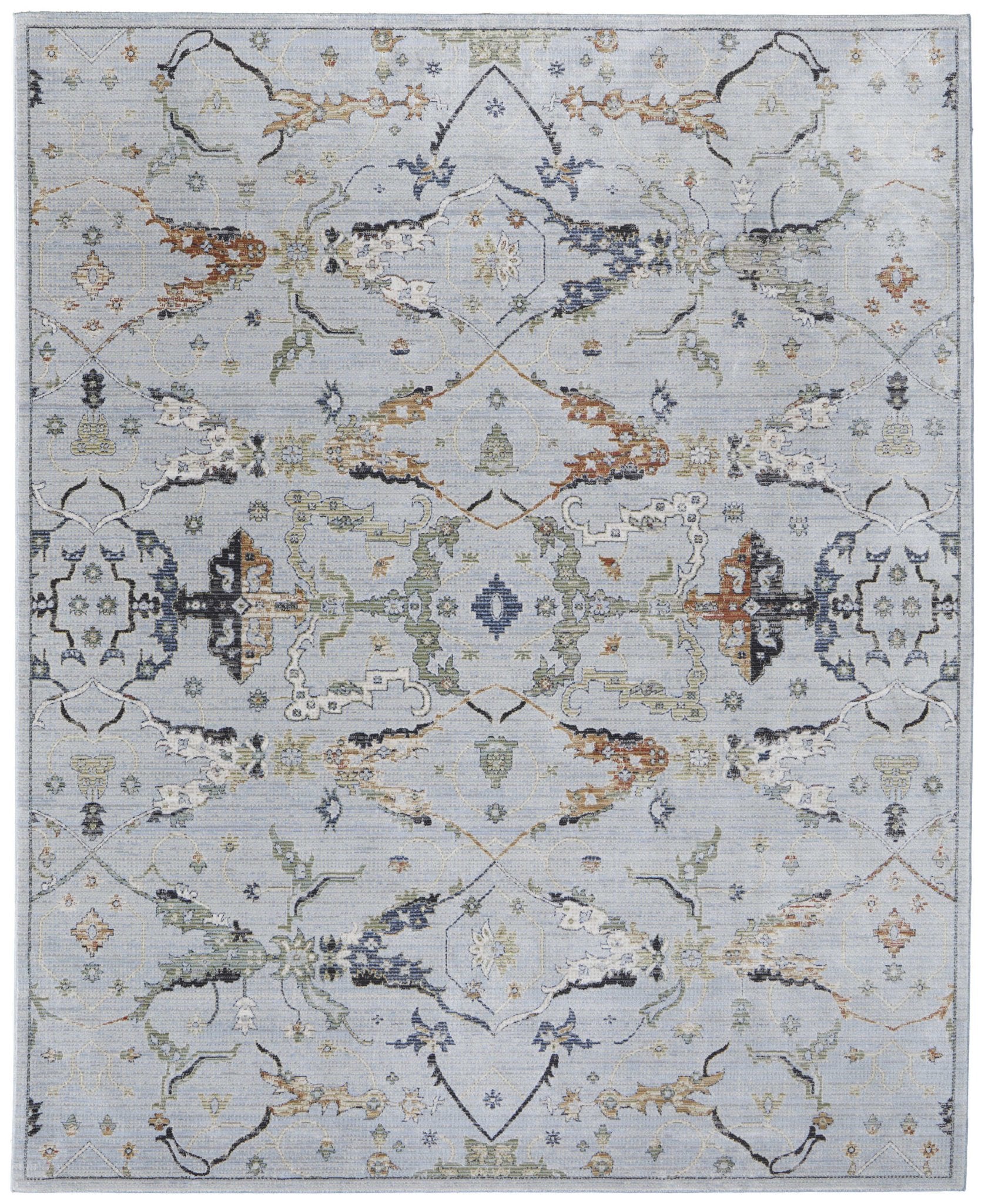 Feizy Melrose 39P4F Blue Multi Traditional/Classic Machinemade Rug - Rugs - Feizy - Atlanta Designer Rugs