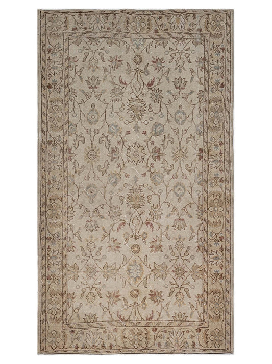 Artisan Angelina Beige Vintage Knotted Rug - Rugs - Artisan - Atlanta Designer Rugs