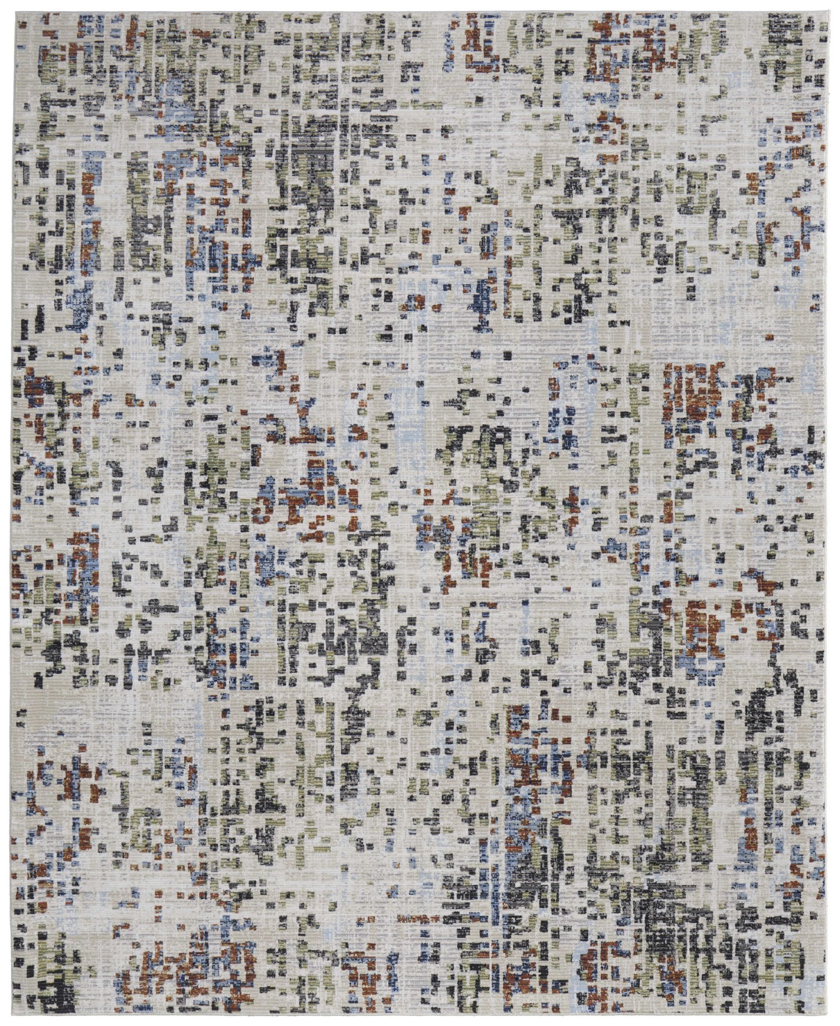 Feizy Sonora 39NVF Ivory Multi Modern/Casual/Mid - Century Mode Machinemade Rug - Rugs - Feizy - Atlanta Designer Rugs