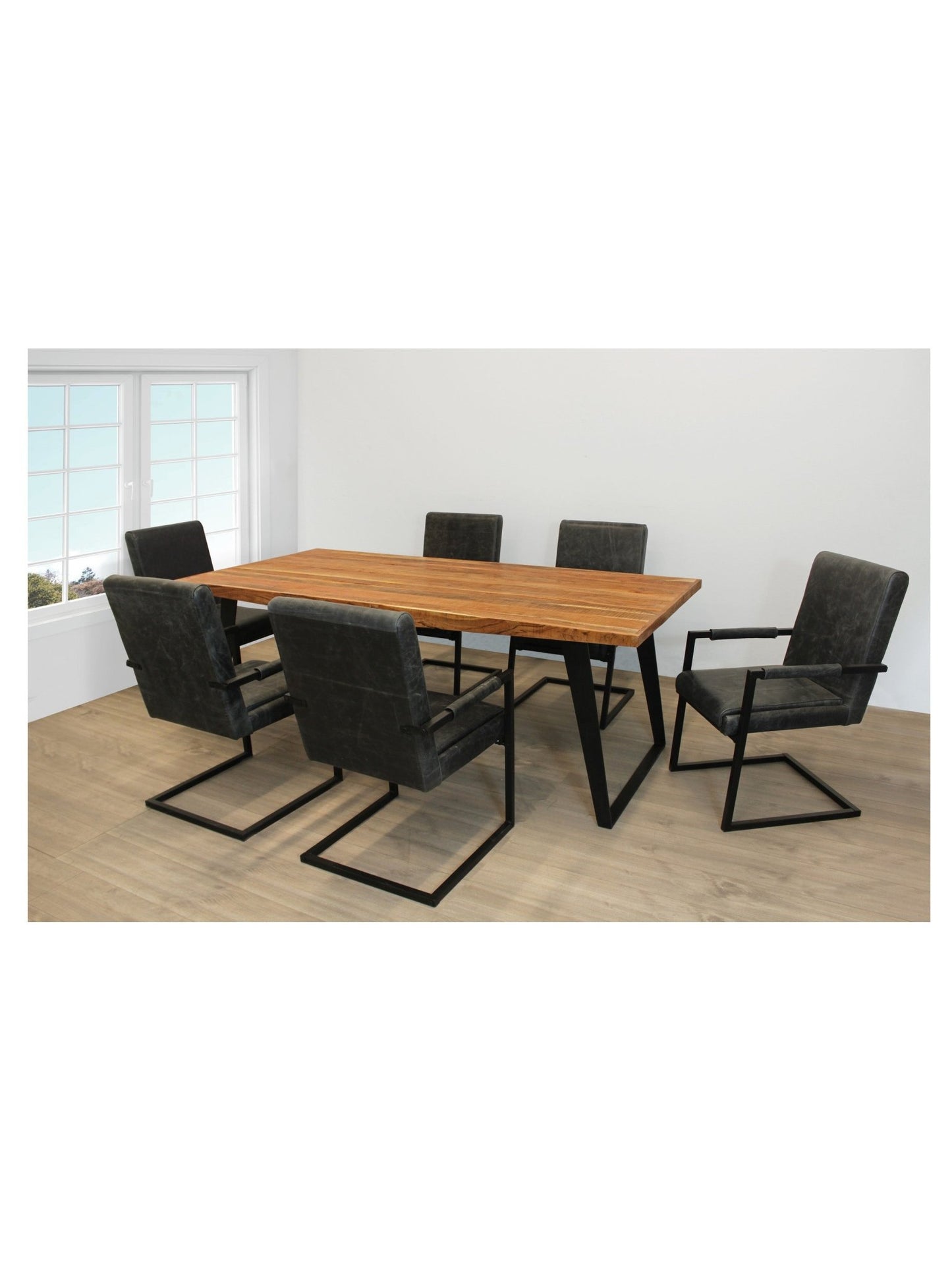 Eclectic Home Dining Table Lakewood Iron Rectangular - Furnitures - Eclectic Home - Atlanta Designer Rugs