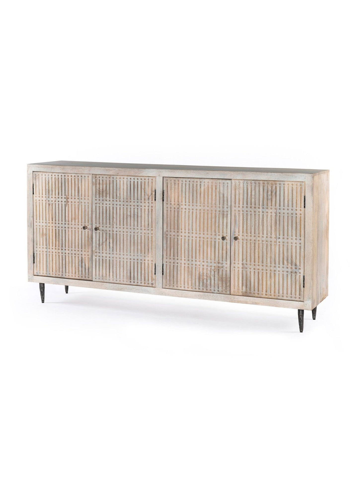 Eclectic Home Sideboard Sarra Brushed Ivory 4 - Drawer - Furnitures - Eclectic Home - Atlanta Designer Rugs