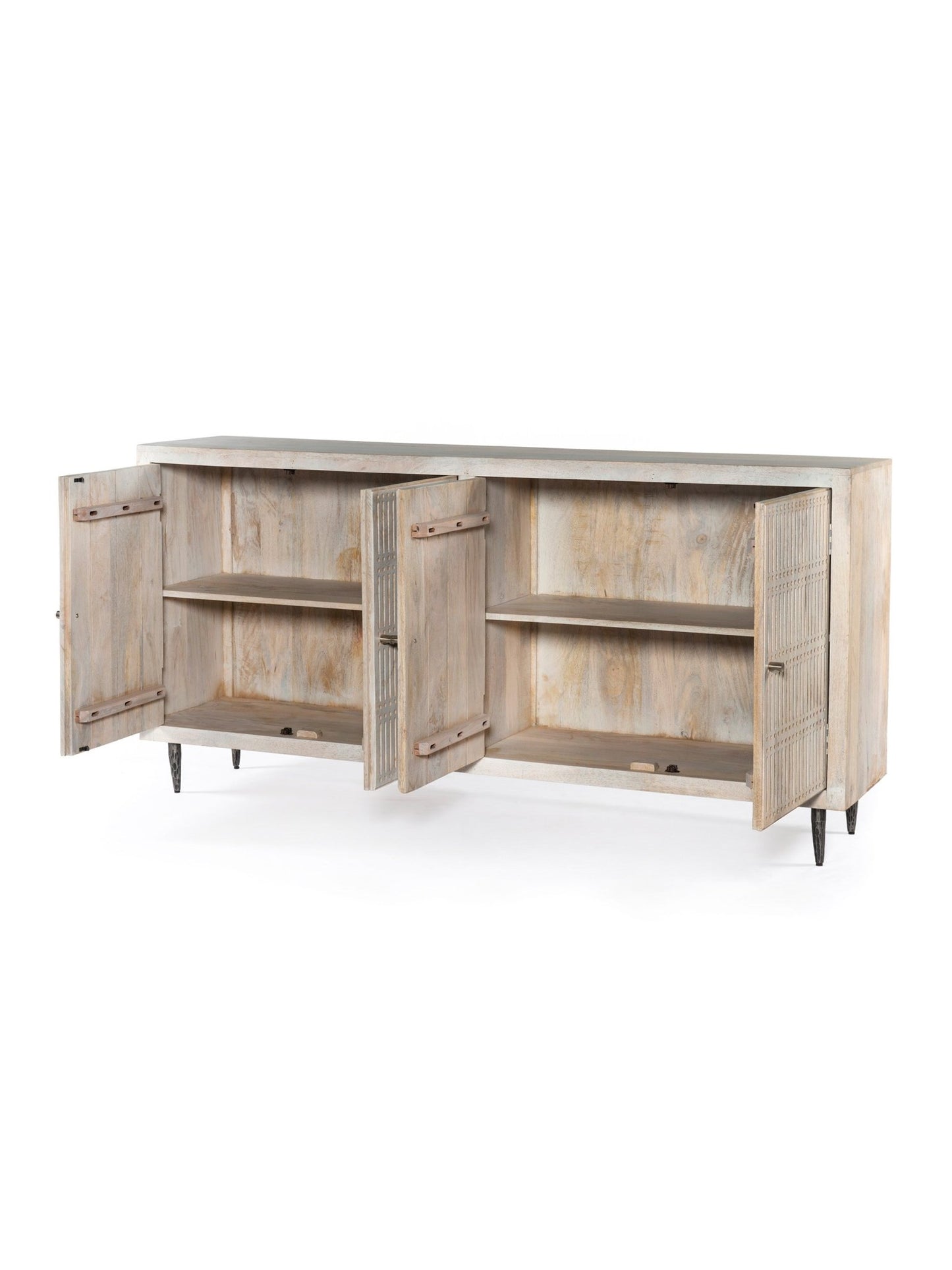 Eclectic Home Sideboard Sarra Brushed Ivory 4 - Drawer - Furnitures - Eclectic Home - Atlanta Designer Rugs