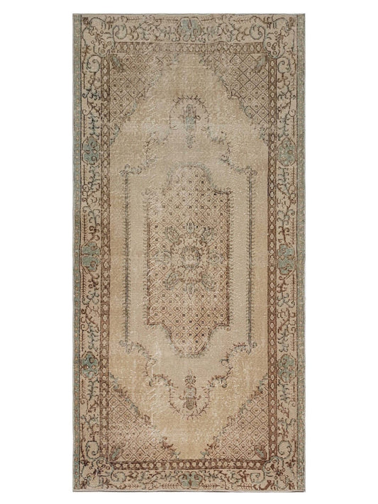 Artisan Angelina Beige Vintage Knotted Rug - Rugs - Artisan - Atlanta Designer Rugs