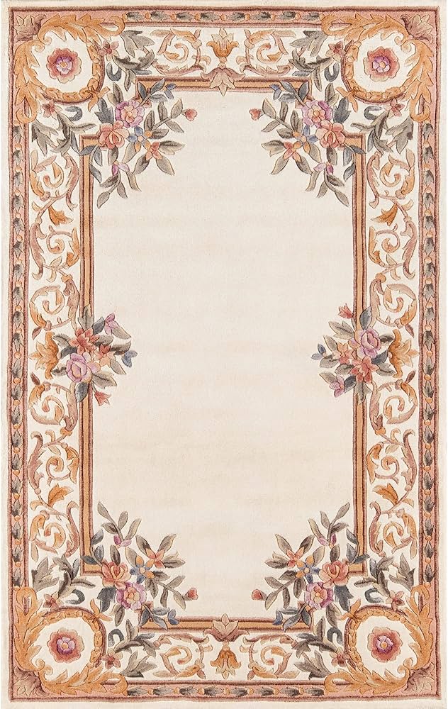 Momeni Harmony India HAI-7 Ivory Transitional Hand Tufted Rug