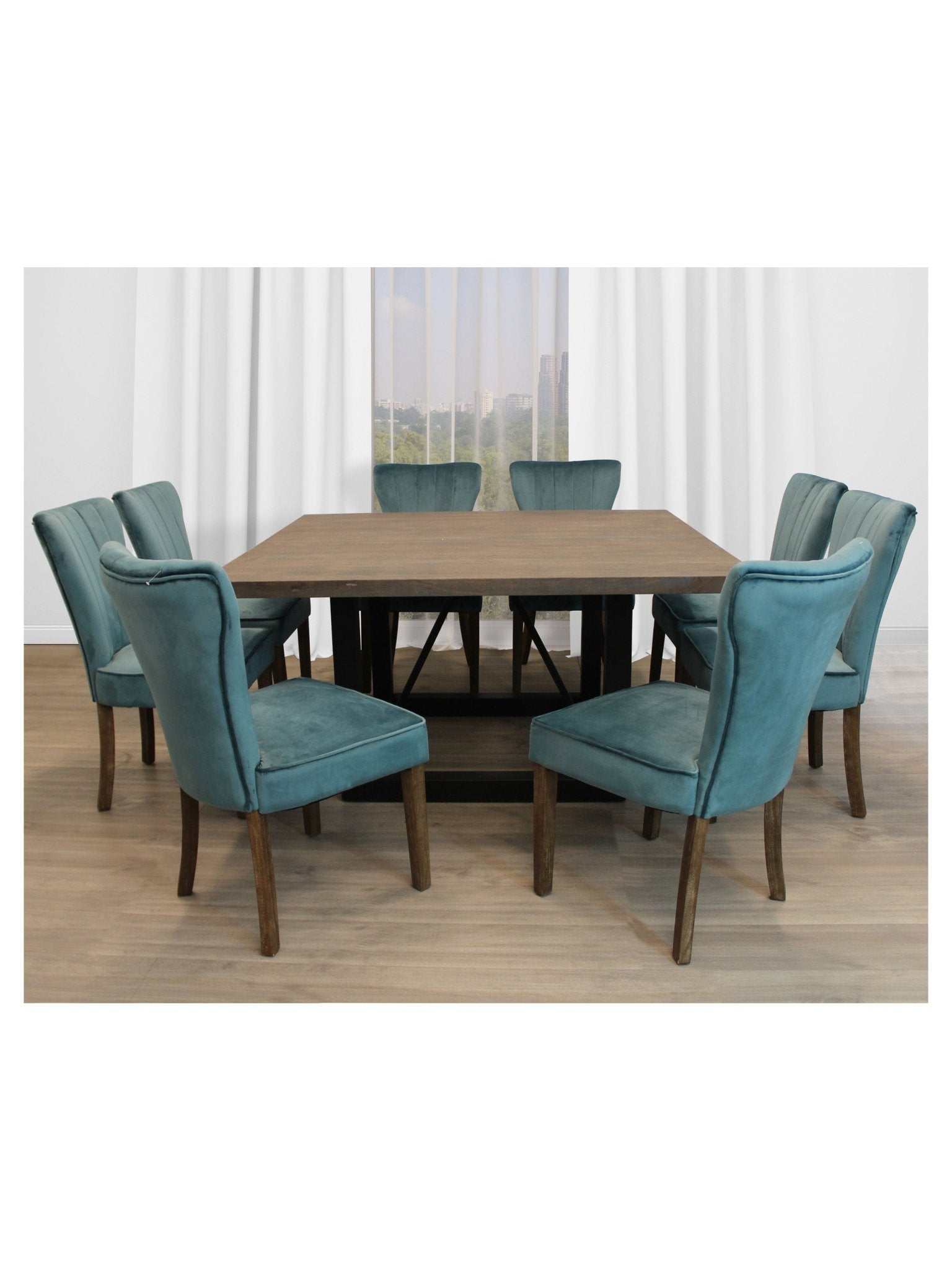 Eclectic Home Dining Chair Clive Teal - Furnitures - Eclectic Home - Atlanta Designer Rugs