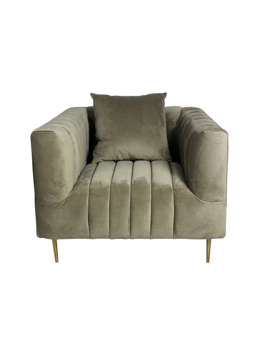 Eclectic Home Rutland Beige Sofa Chair