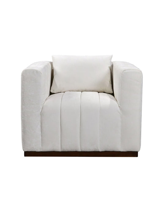 Eclectic Home Storme Ivory Sofa Chair - Furnitures - Eclectic Home - Atlanta Designer Rugs