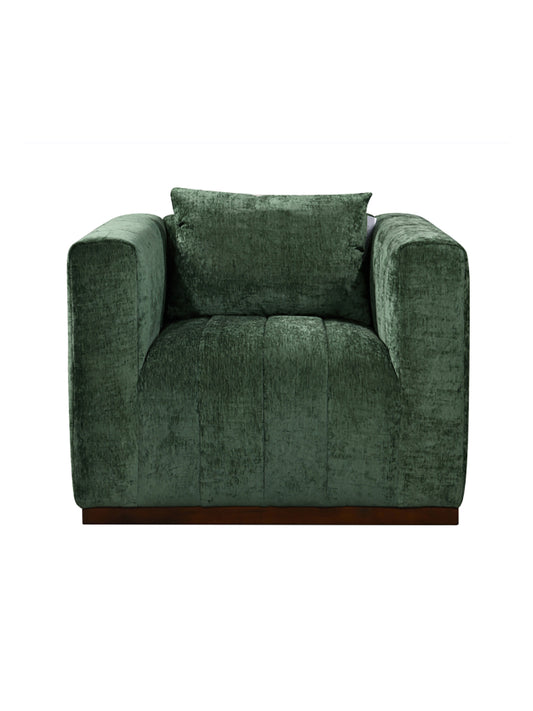 Eclectic Home  Storme Cypress Green  Sofa Chair