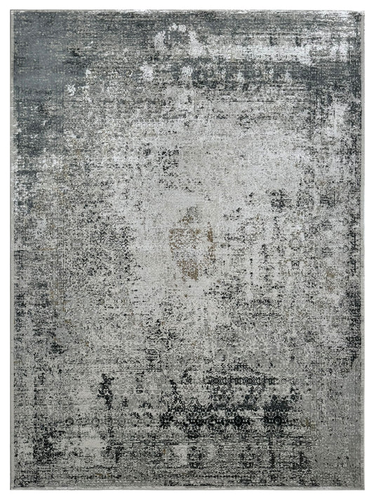 Artisan Venetian  Gray  Contemporary Machinemade Rug