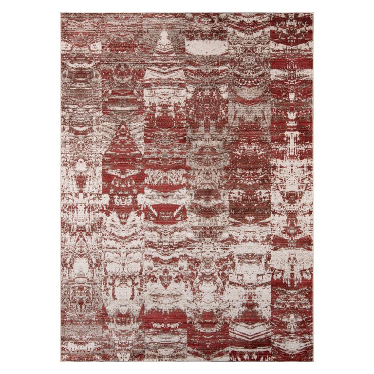 Momeni Rustic Romance RR-01 Red Contemporary Machine Made Rug