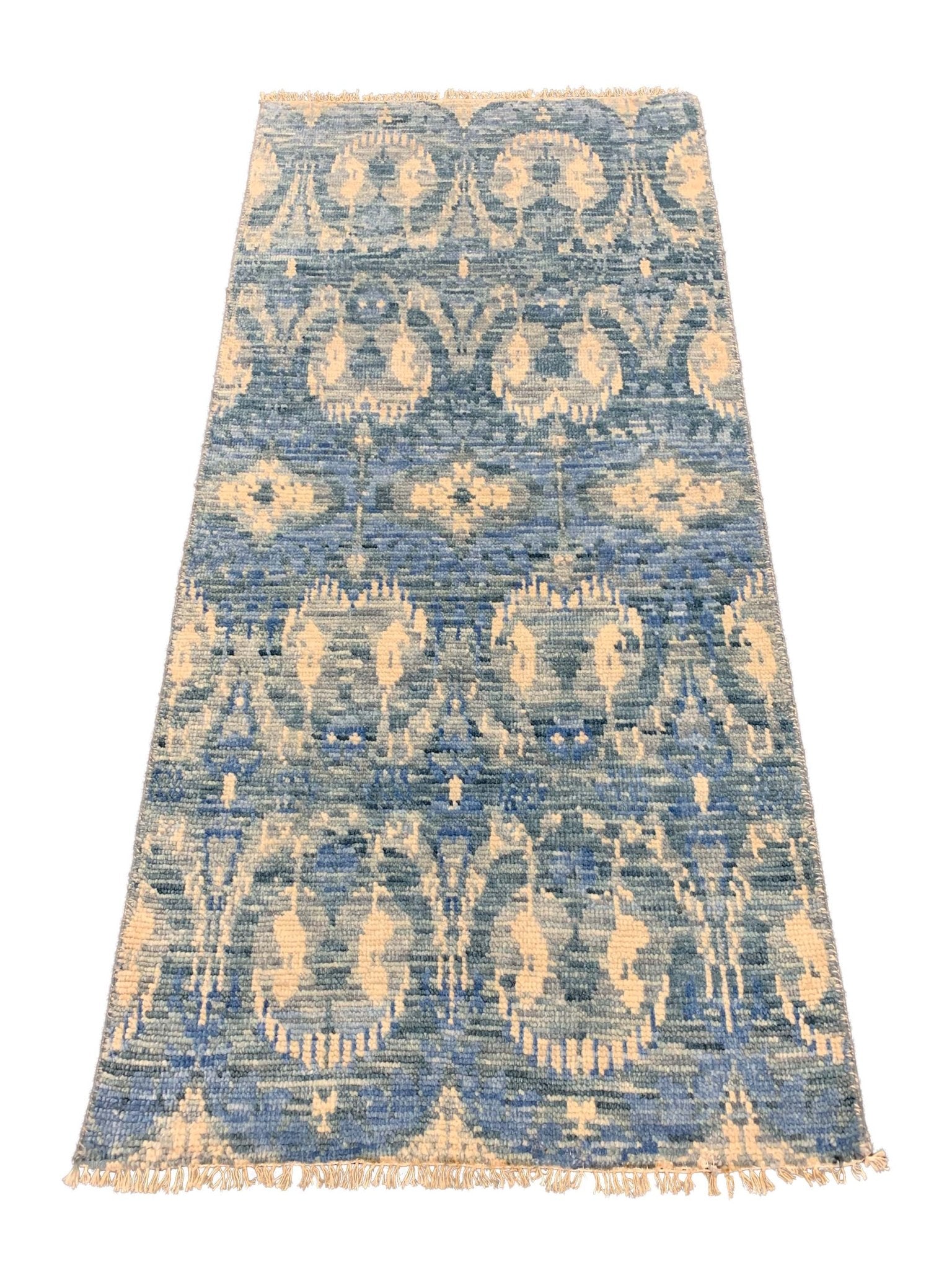 Artisan Amanda Blue Transitional Knotted Rug - Rugs - Artisan - Atlanta Designer Rugs