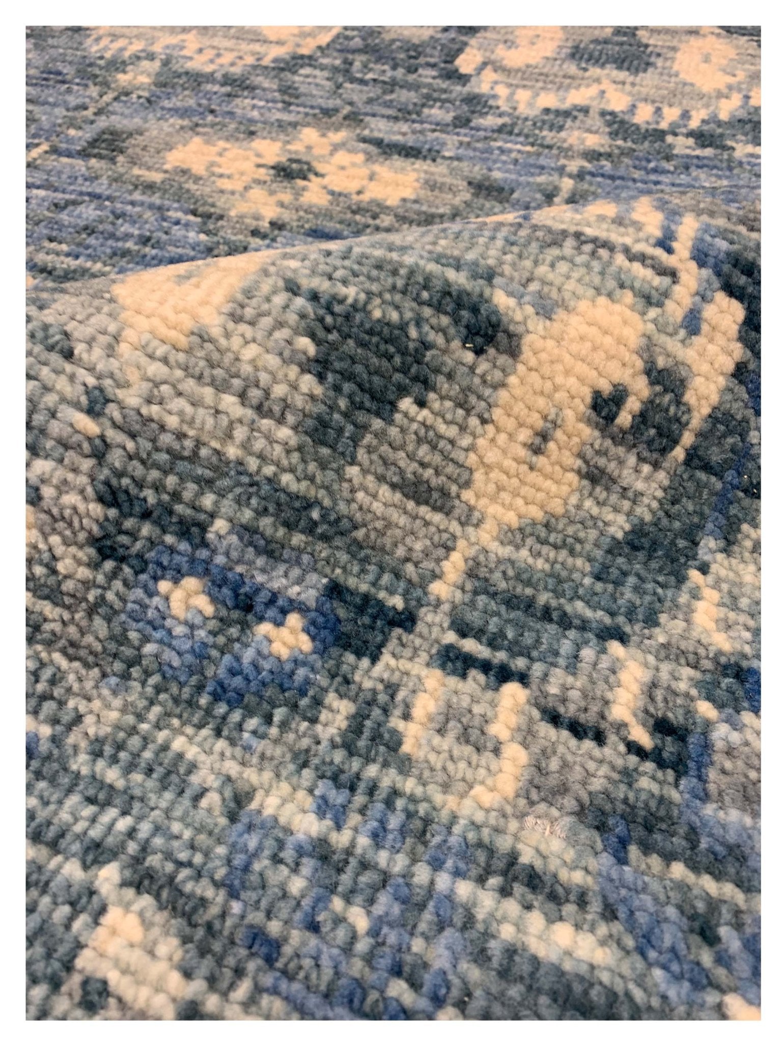 Artisan Amanda Blue Transitional Knotted Rug - Rugs - Artisan - Atlanta Designer Rugs