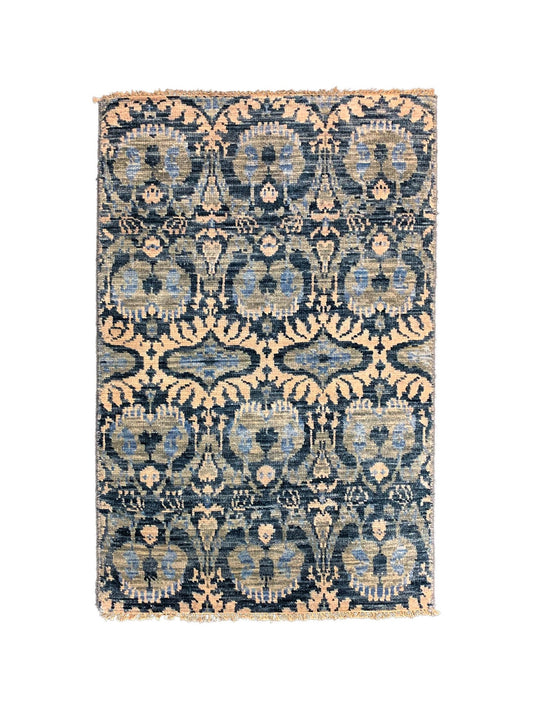 Artisan Amanda Blue Transitional Knotted Rug - Rugs - Artisan - Atlanta Designer Rugs