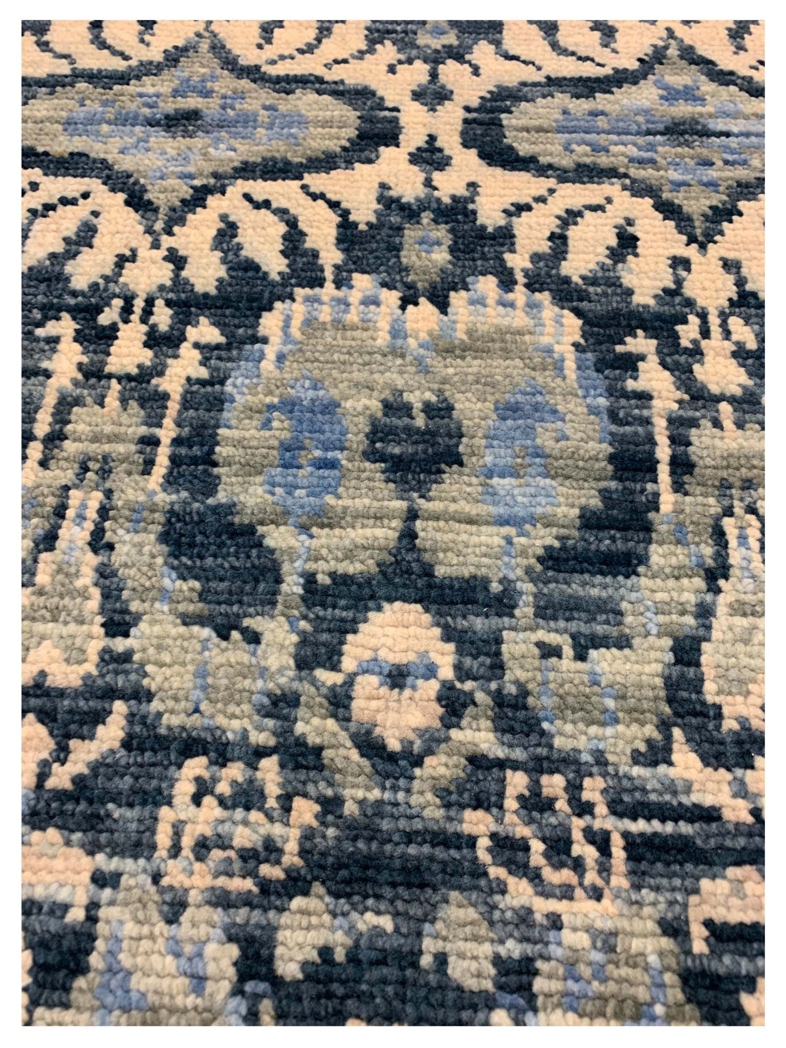 Artisan Amanda Blue Transitional Knotted Rug - Rugs - Artisan - Atlanta Designer Rugs