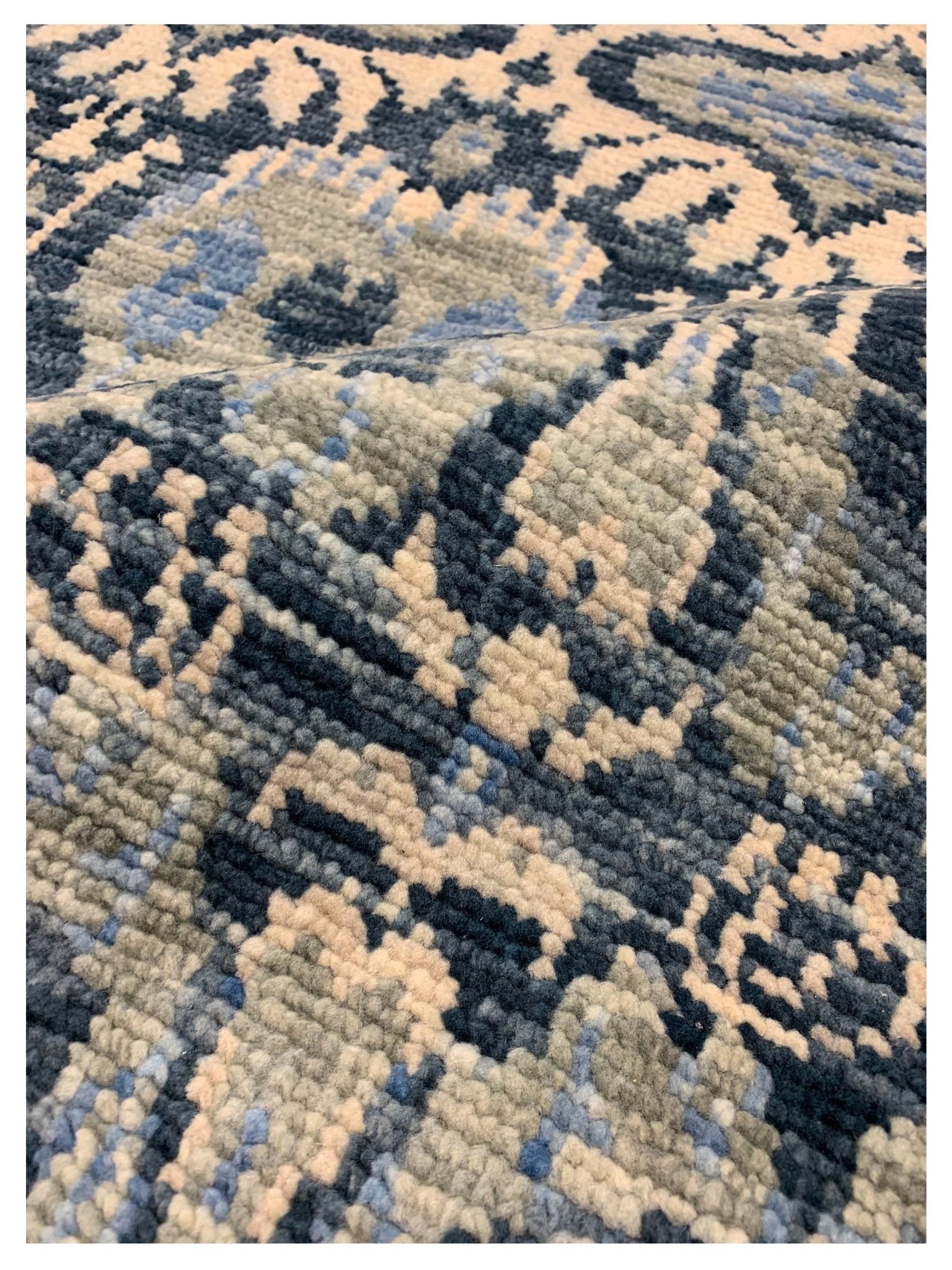 Artisan Amanda Blue Transitional Knotted Rug - Rugs - Artisan - Atlanta Designer Rugs