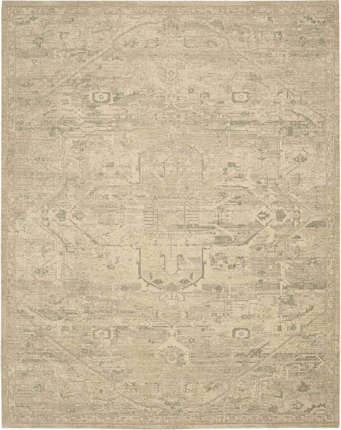 Nourison Home Silken Allure SLK14 Sand   Loom Rug