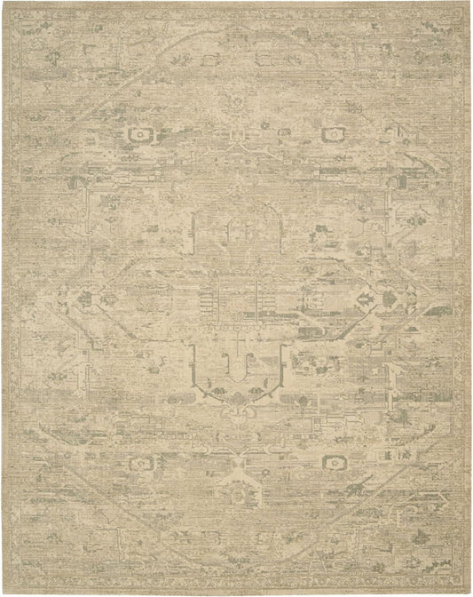 Nourison Home Silken Allure SLK14 Sand   Loom Rug