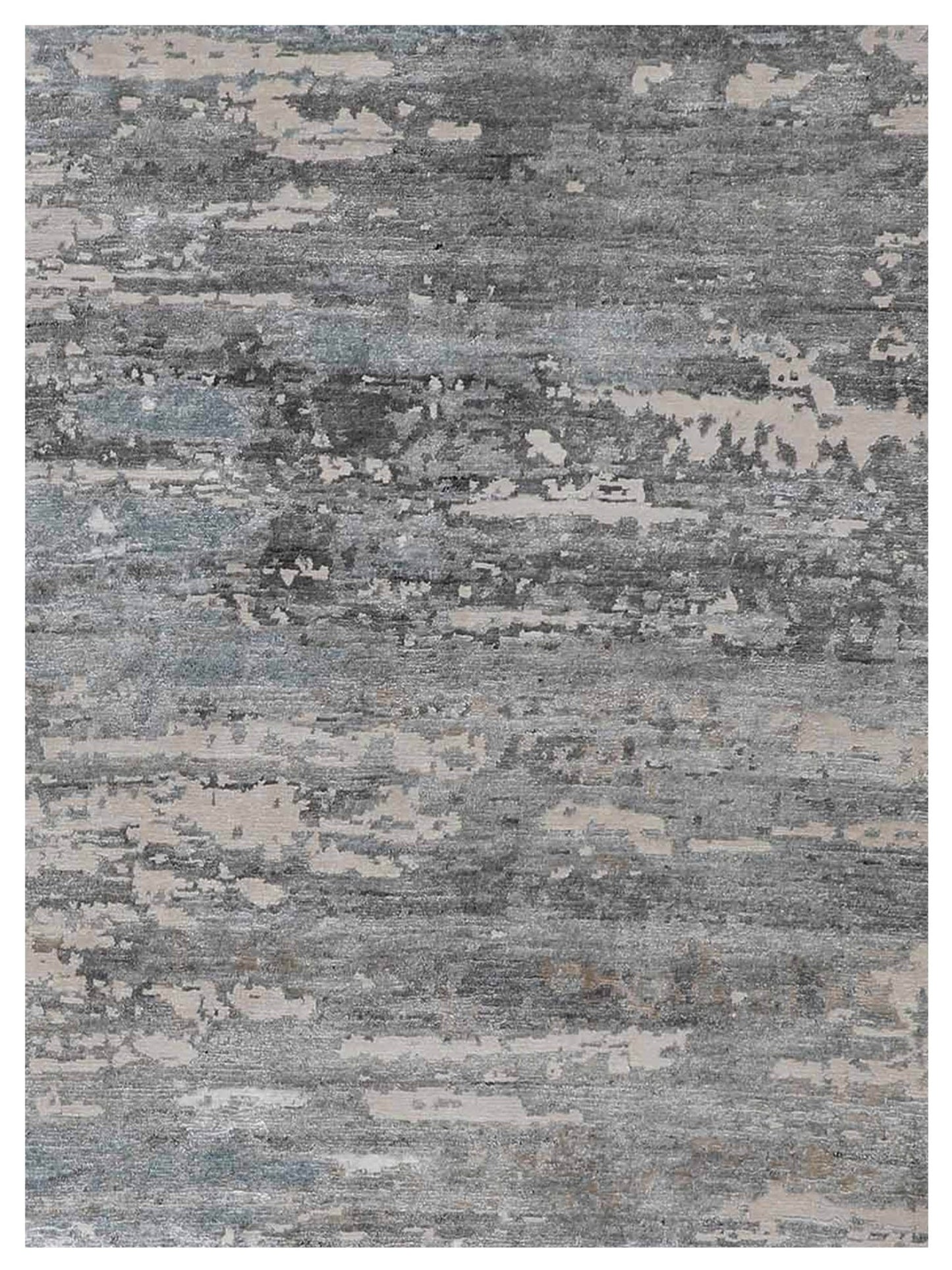 Artisan Mary Sky Blue Contemporary Knotted Rug - Rugs - Artisan - Atlanta Designer Rugs