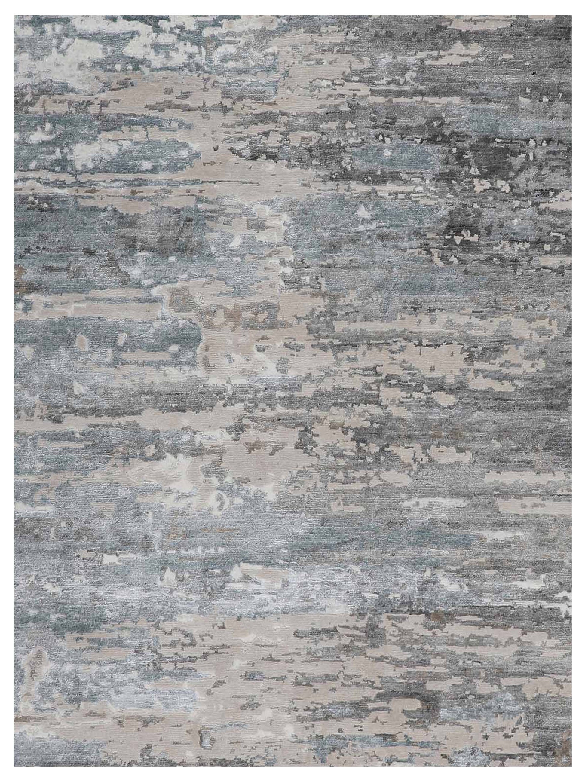 Artisan Mary Sky Blue Contemporary Knotted Rug - Rugs - Artisan - Atlanta Designer Rugs