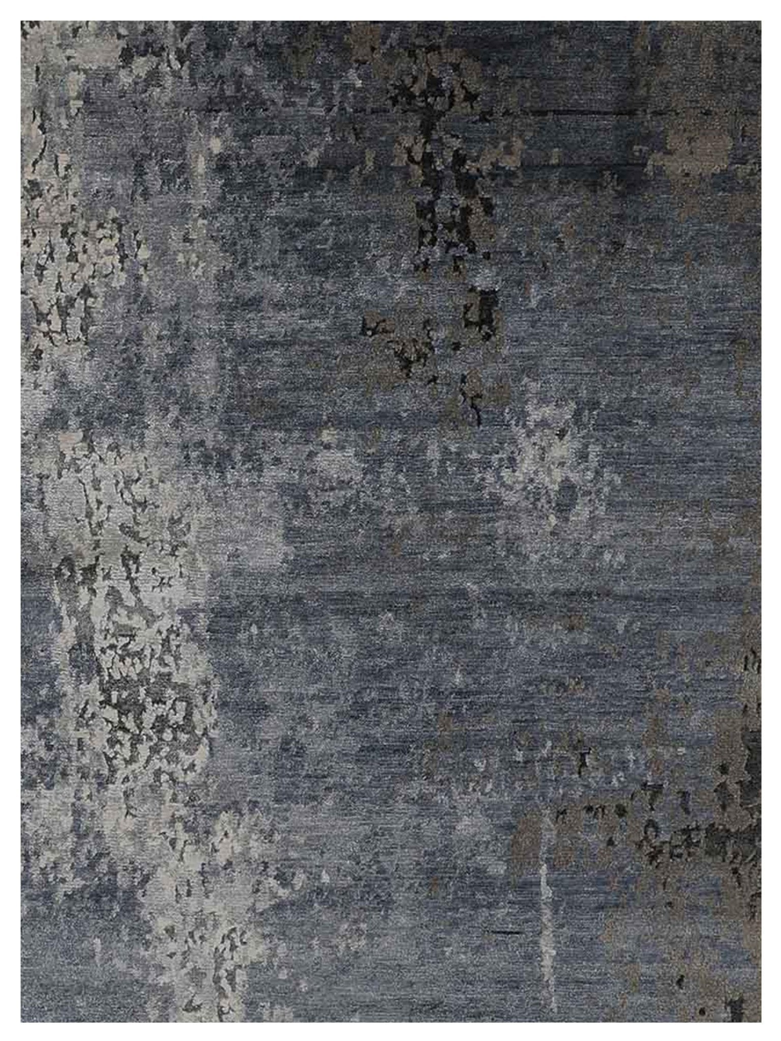 Artisan Mary Natural Blue Contemporary Knotted Rug - Rugs - Artisan - Atlanta Designer Rugs