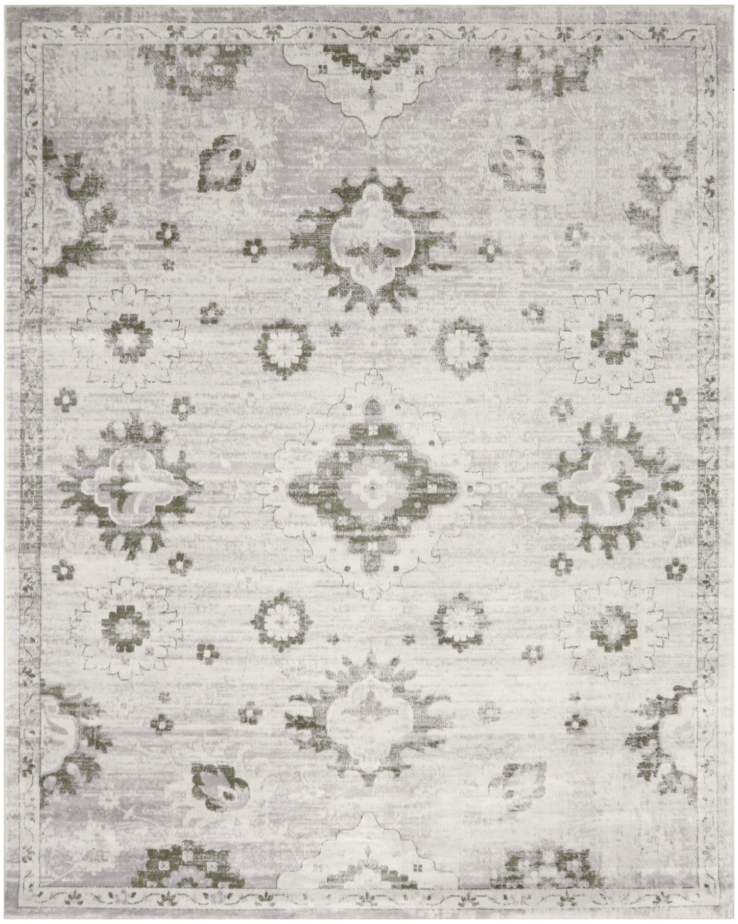 Nourison Home Astra Machine Washable ASW19 Ivory Traditional Power-Loomed Rug