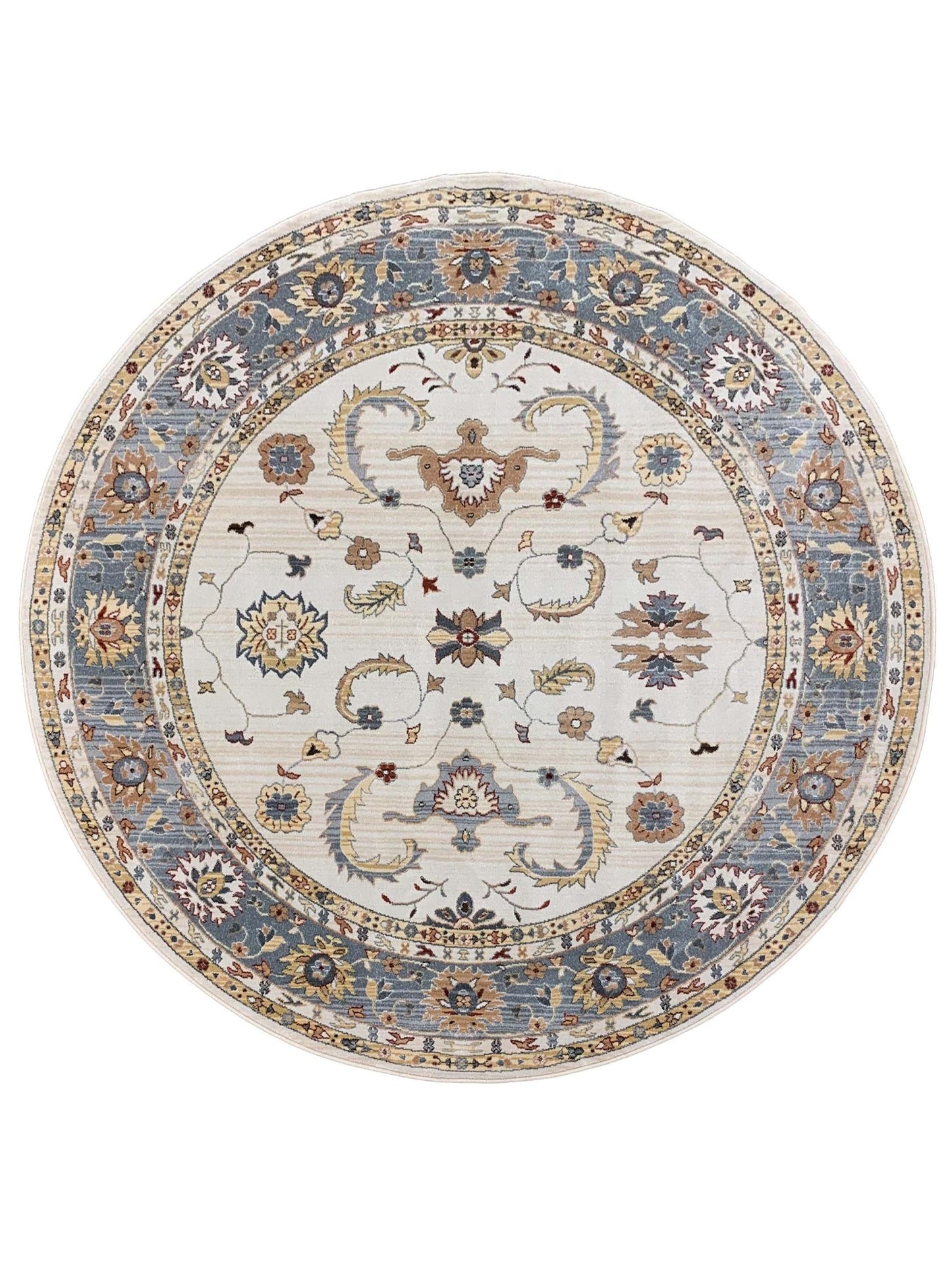 Artisan Amy Ivory Gray Traditional Machinemade Rug - Rugs - Artisan - Atlanta Designer Rugs