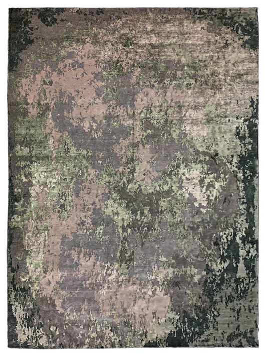 Artisan Mary Green Contemporary Knotted Rug - Rugs - Artisan - Atlanta Designer Rugs