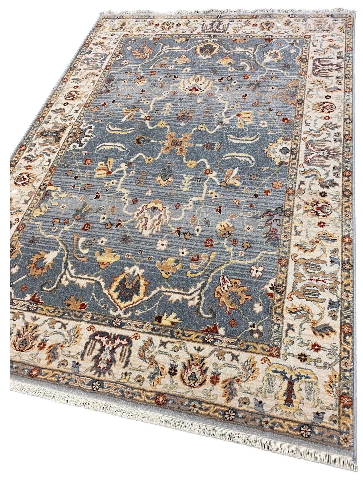 Artisan Amy Gray Ivory Traditional Machinemade Rug - Rugs - Artisan - Atlanta Designer Rugs