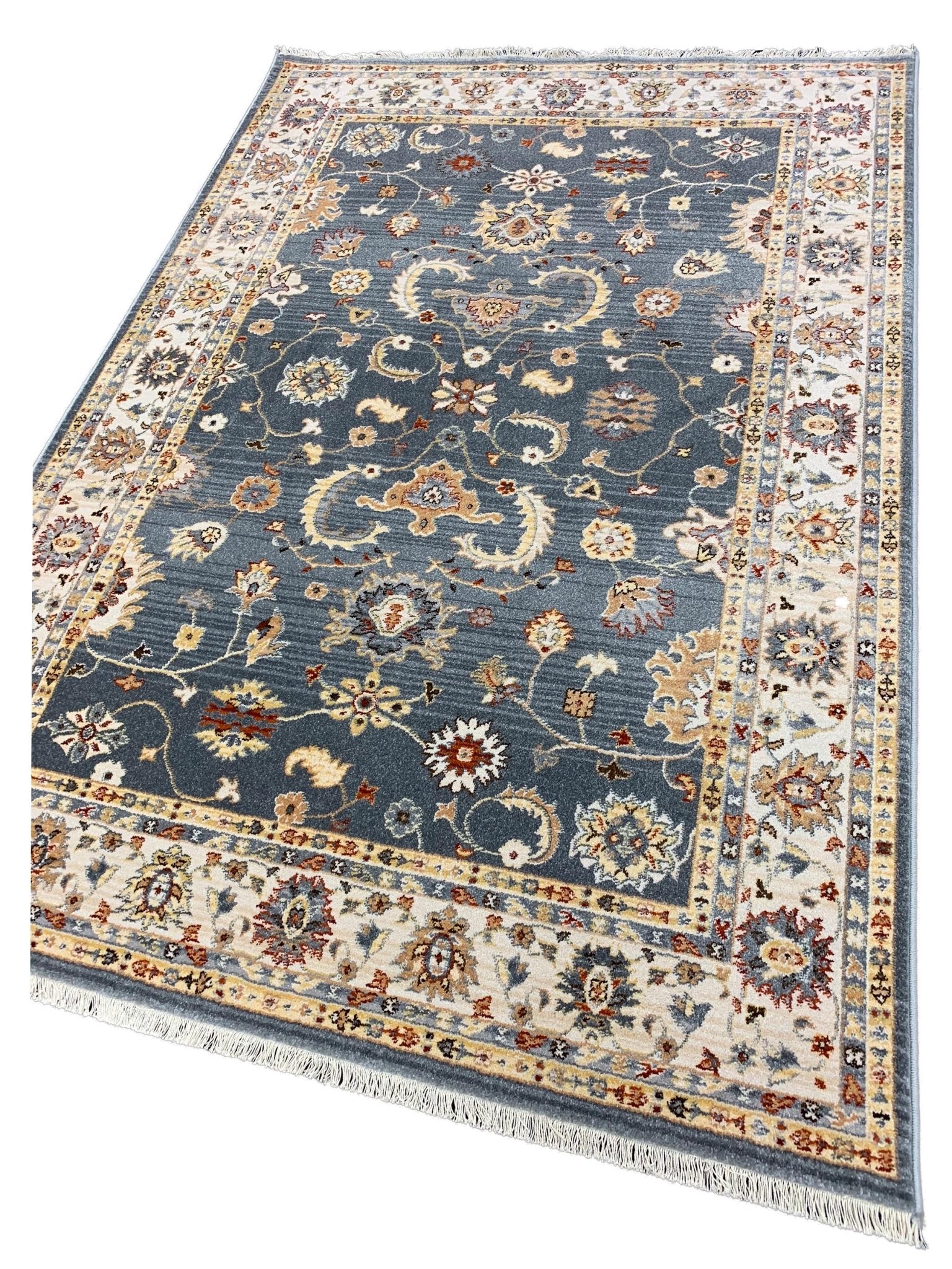 Artisan Amy Gray Ivory Traditional Machinemade Rug - Rugs - Artisan - Atlanta Designer Rugs