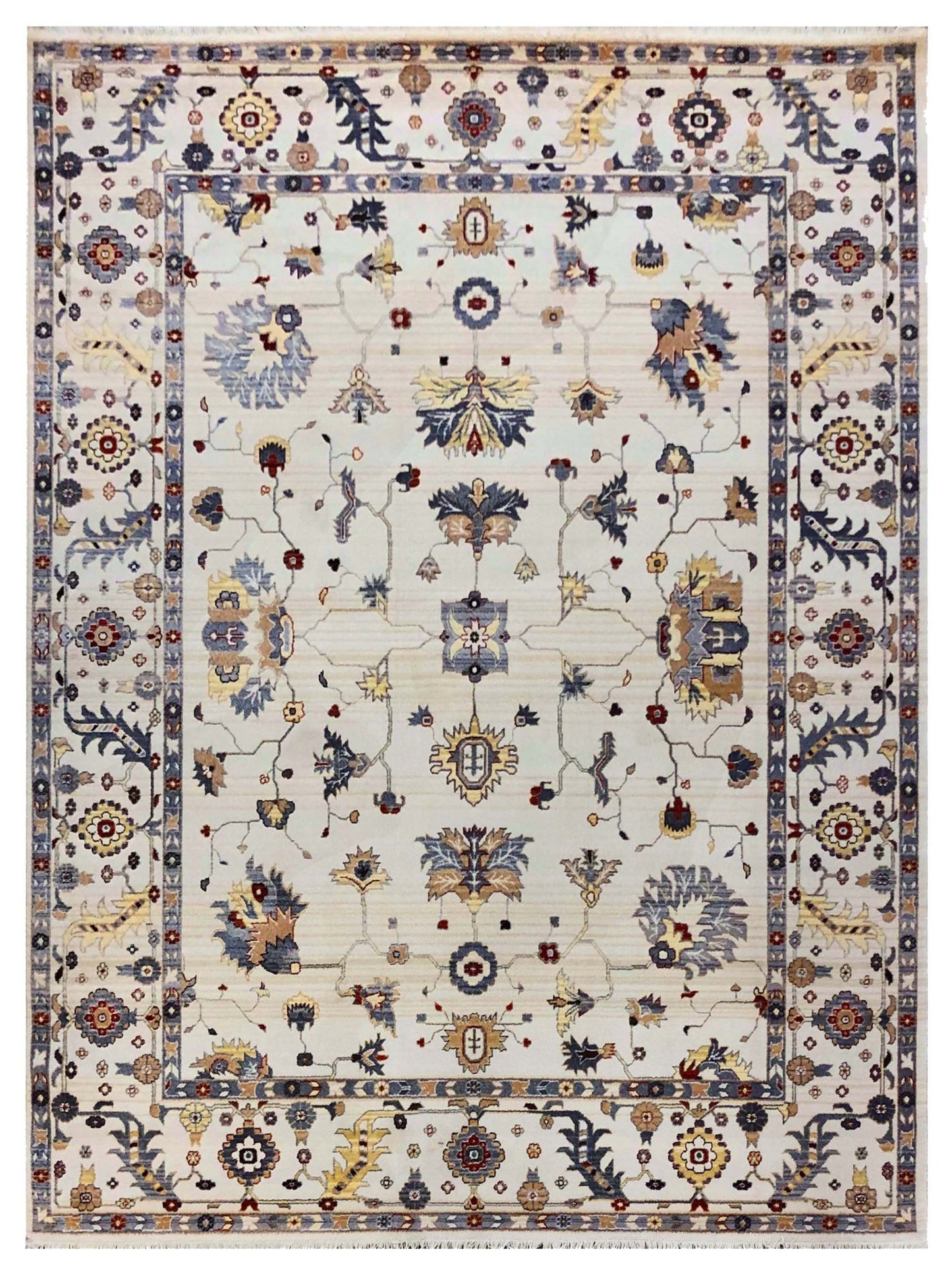 Artisan Amy Ivory Traditional Machinemade Rug - Rugs - Artisan - Atlanta Designer Rugs