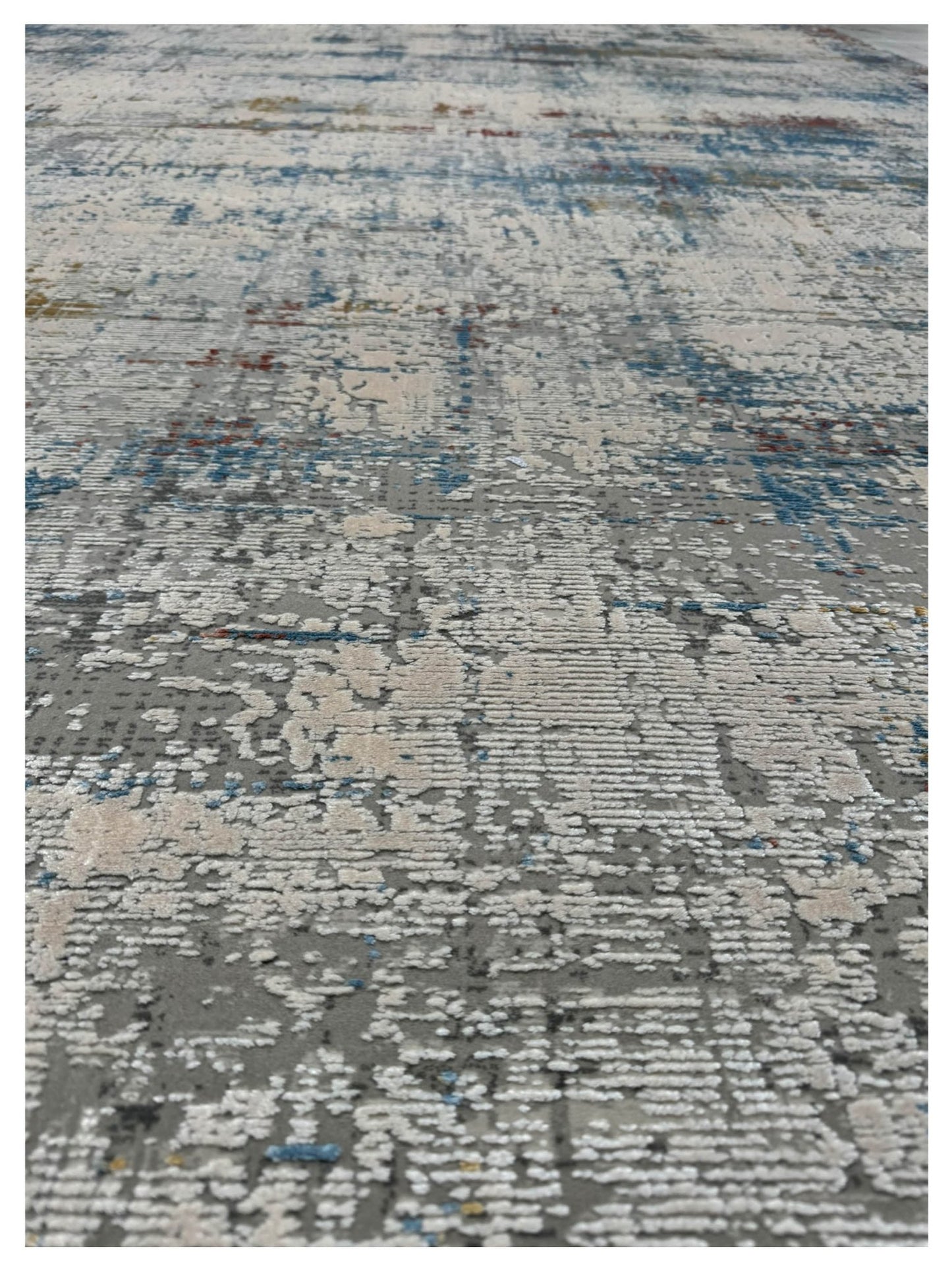 Artisan Venetian Grey Blue Contemporary Machinemade Rug - Rugs - Artisan - Atlanta Designer Rugs