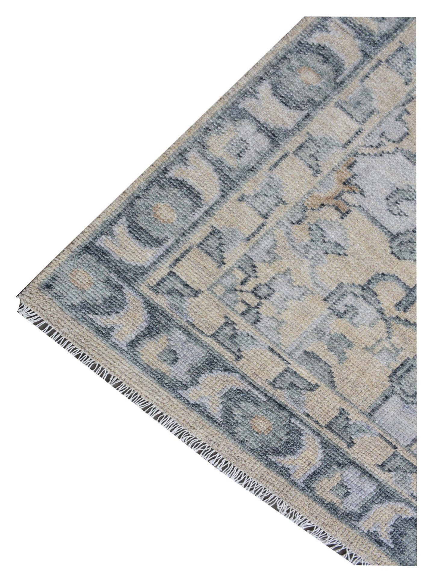 Artisan Aimee Camel Lt.Blue Traditional Knotted Rug - Rugs - Artisan - Atlanta Designer Rugs