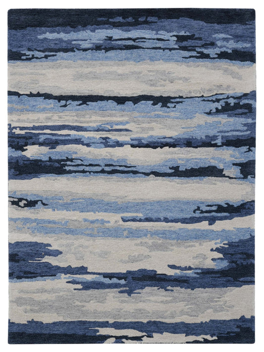 Limited ADELAIDE AD - 107 NAVY Transitional Tufted Rug - Rugs - Limited - Atlanta Designer Rugs