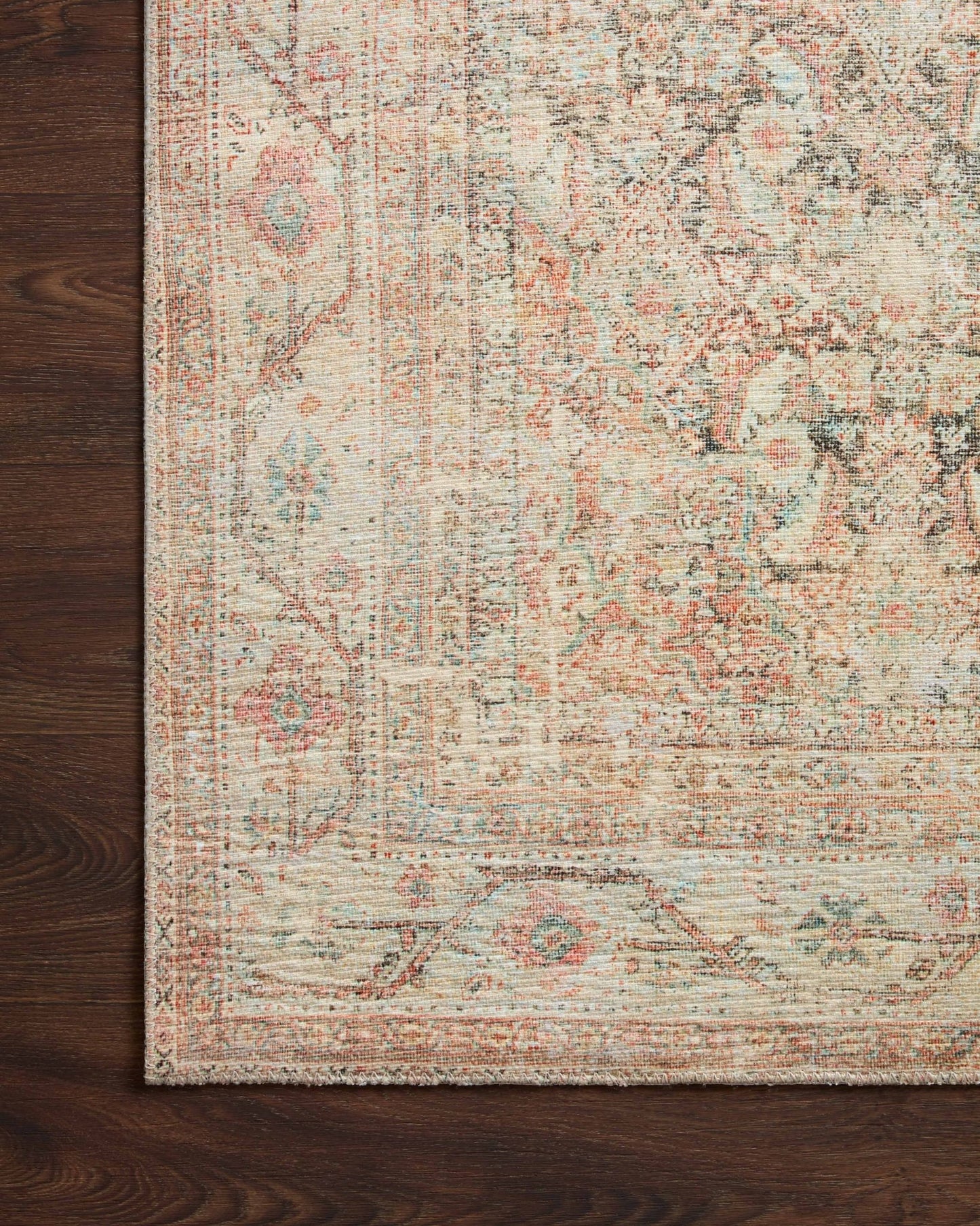 Loloi II Adrian ADR - 01 Natural Apricot Traditional Power Loomed Rug - Rugs - Loloi II - Atlanta Designer Rugs