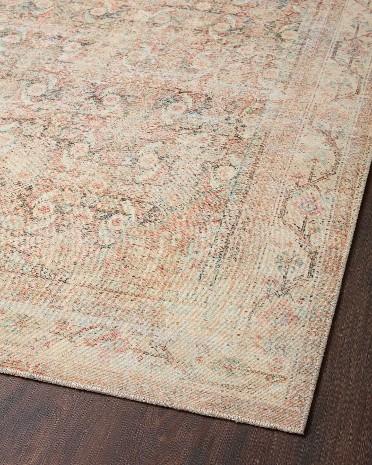 Loloi II Adrian ADR - 01 Natural Apricot Traditional Power Loomed Rug - Rugs - Loloi II - Atlanta Designer Rugs