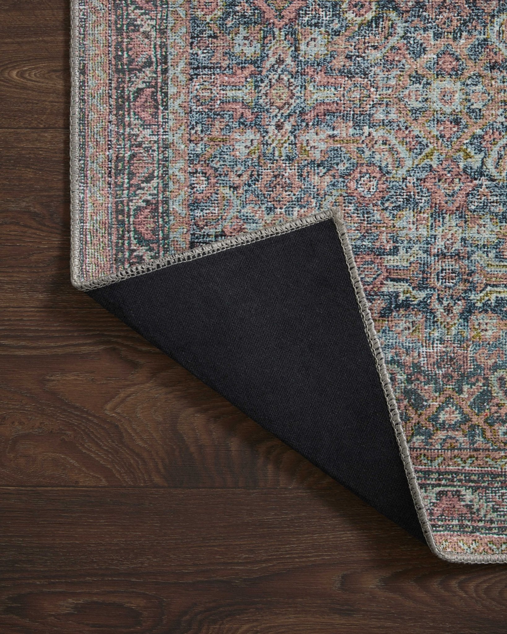 Loloi II Adrian ADR - 04 Denim Multi Traditional Power Loomed Rug - Rugs - Loloi II - Atlanta Designer Rugs