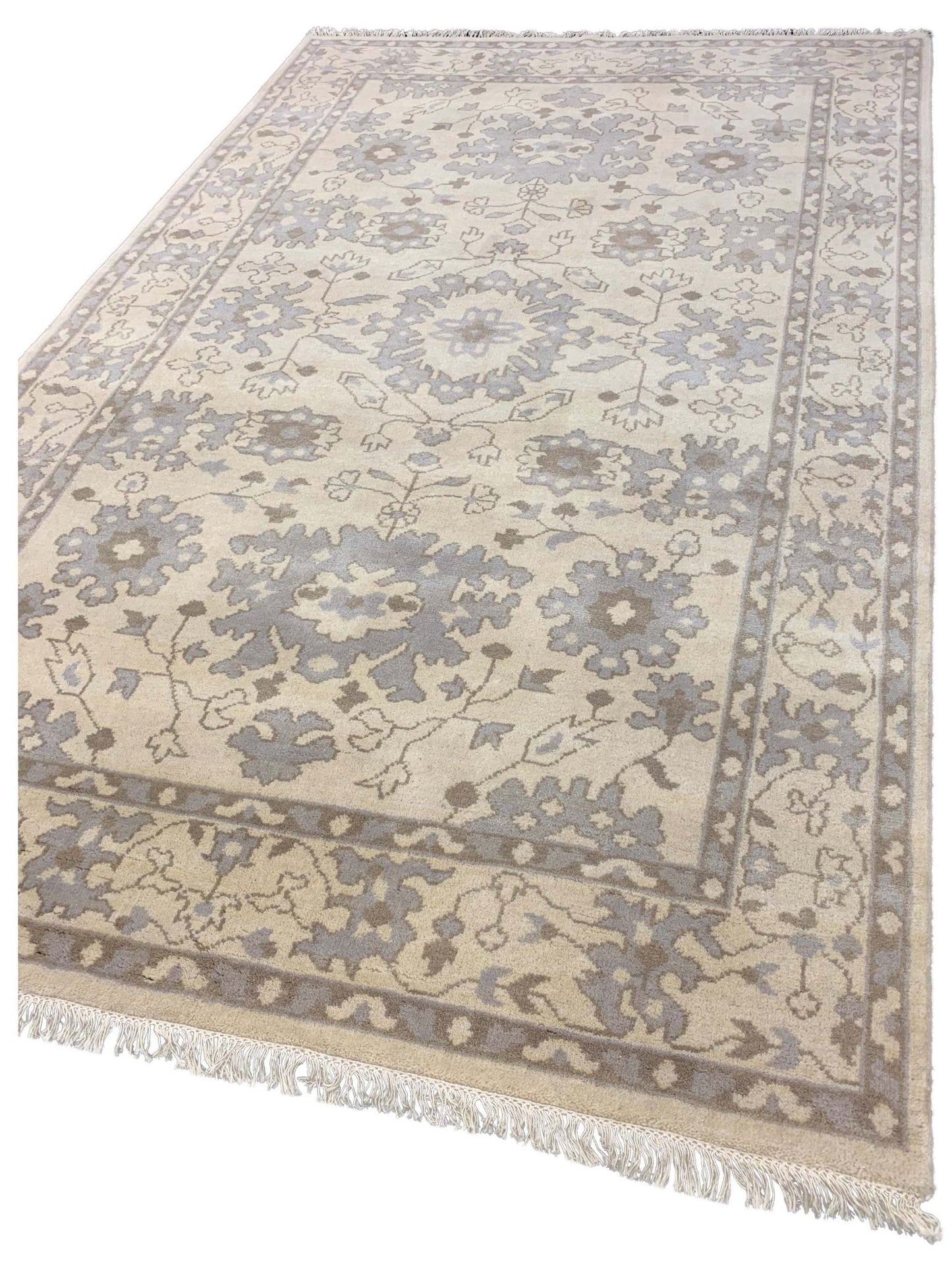 Artisan Jessica Beige Traditional Knotted Rug - Rugs - Artisan - Atlanta Designer Rugs