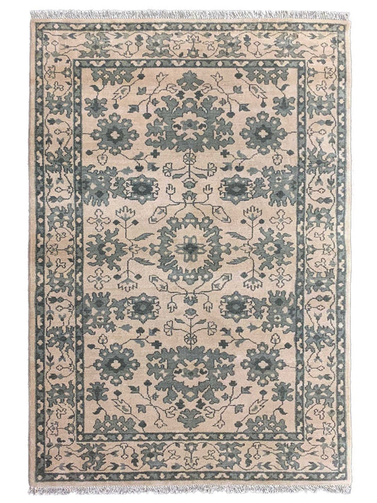 Artisan Jessica Ivory Traditional Knotted Rug - Rugs - Artisan - Atlanta Designer Rugs