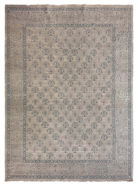 Artisan Uma Beige Transitional Knotted Rug - Rugs - Artisan - Atlanta Designer Rugs