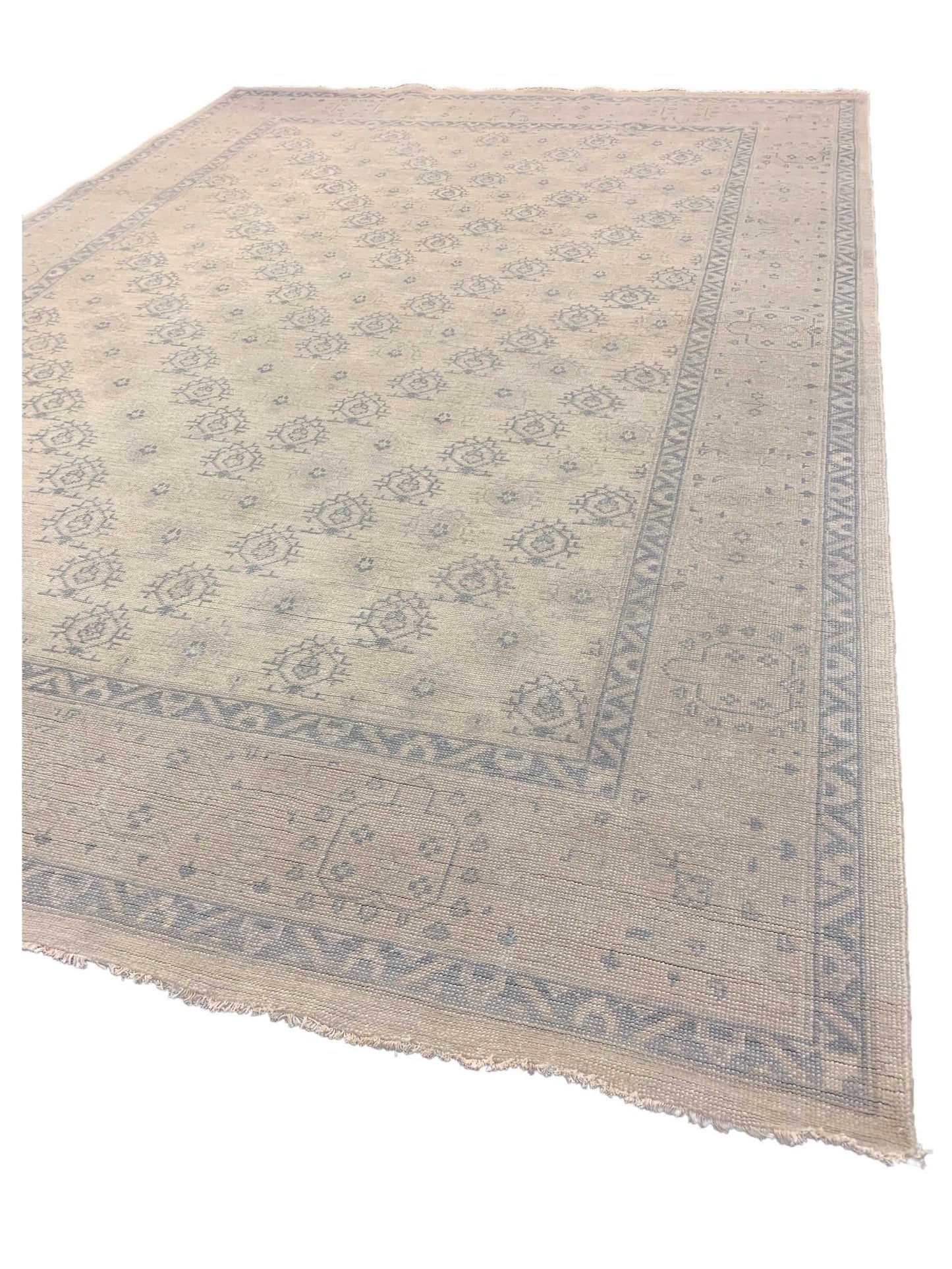 Artisan Uma Beige Transitional Knotted Rug - Rugs - Artisan - Atlanta Designer Rugs