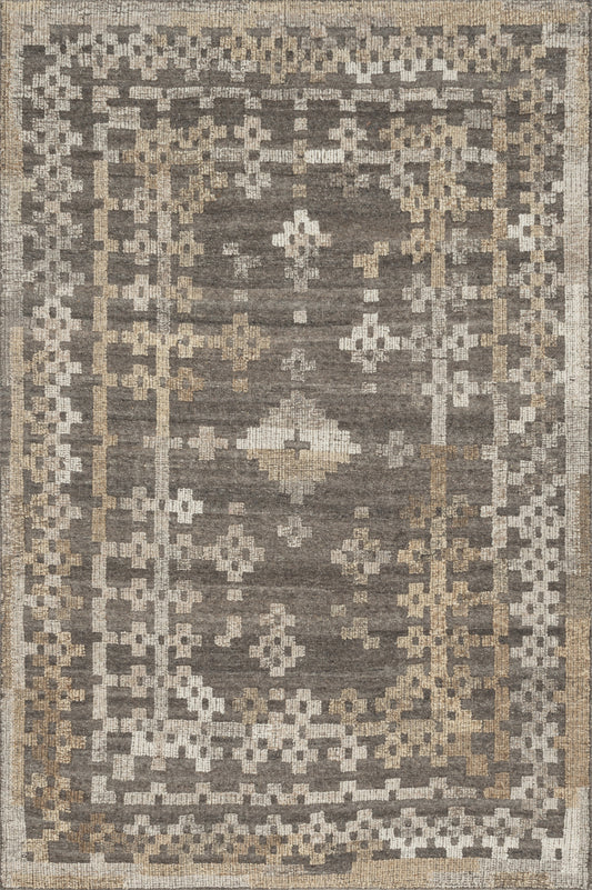 Loloi AKINA AK-01 Charcoal Taupe Transitional Hand Woven Rug