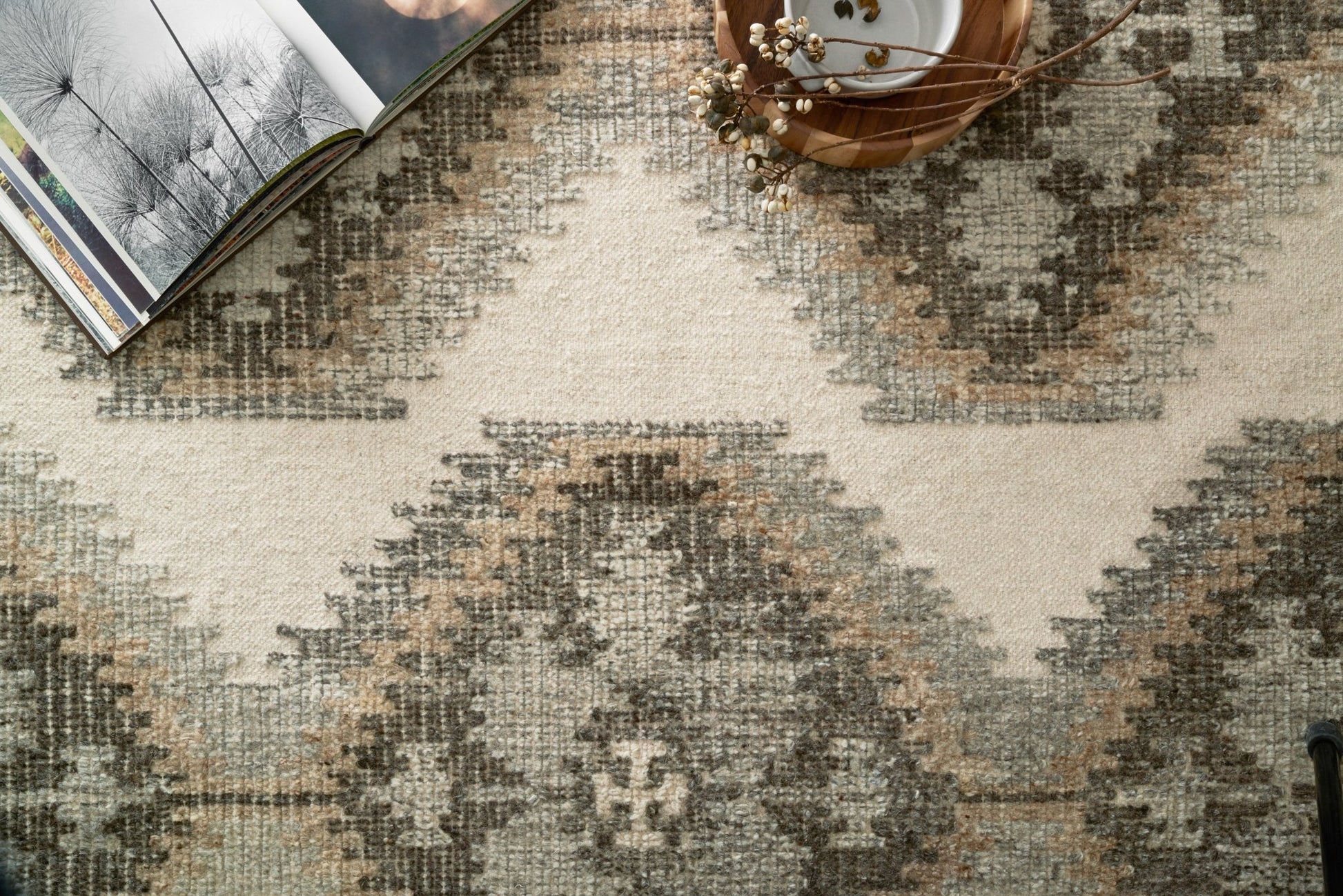 Loloi AKINA AK - 03 Ivory Camel Transitional Hand Woven Rug - Rugs - Loloi - Atlanta Designer Rugs